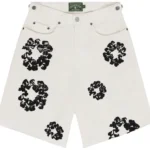 Denim Tears Wreath Jean Short 'White'