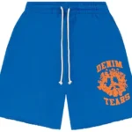 Denim University Sweat Shorts 'Royal Blue'