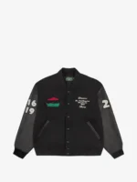 Black Denim Varsity Jacket – Modern Streetwear