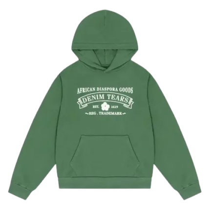Denim Tears ADG Hoodie Washed Green