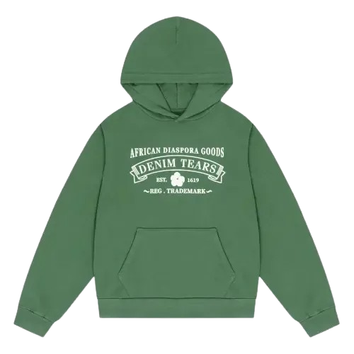 Denim Tears ADG Hoodie Washed Green