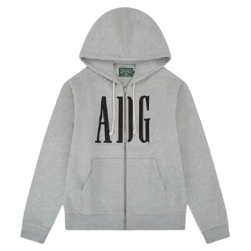 Denim Tears ADG Inc. Zip Grey Hoodie