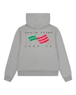Denim Tears America Sportswear Zip Grey Hoodie
