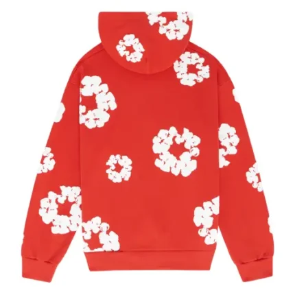 Denim Tears Cotton Wreath Hoodie Red