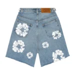 Denim Tears Cotton Wreath Jean Shorts Light Wash
