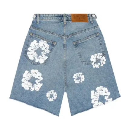 Denim Tears Cotton Wreath Jean Shorts Light Wash
