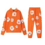 Denim Tears Cotton Wreath Tracksuit Orange