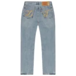 Denim Tears Metallic Gold Script 501 Light Wash