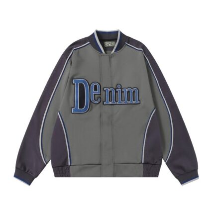 Denim Tears Paneled Grey Jacket