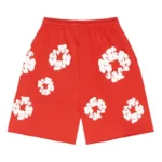 The Cotton Wreath Shorts Red