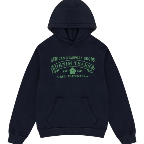 Denim Tears ADG Navy Hoodie