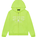 Denim Tears ADG Zip Lime Hoodie